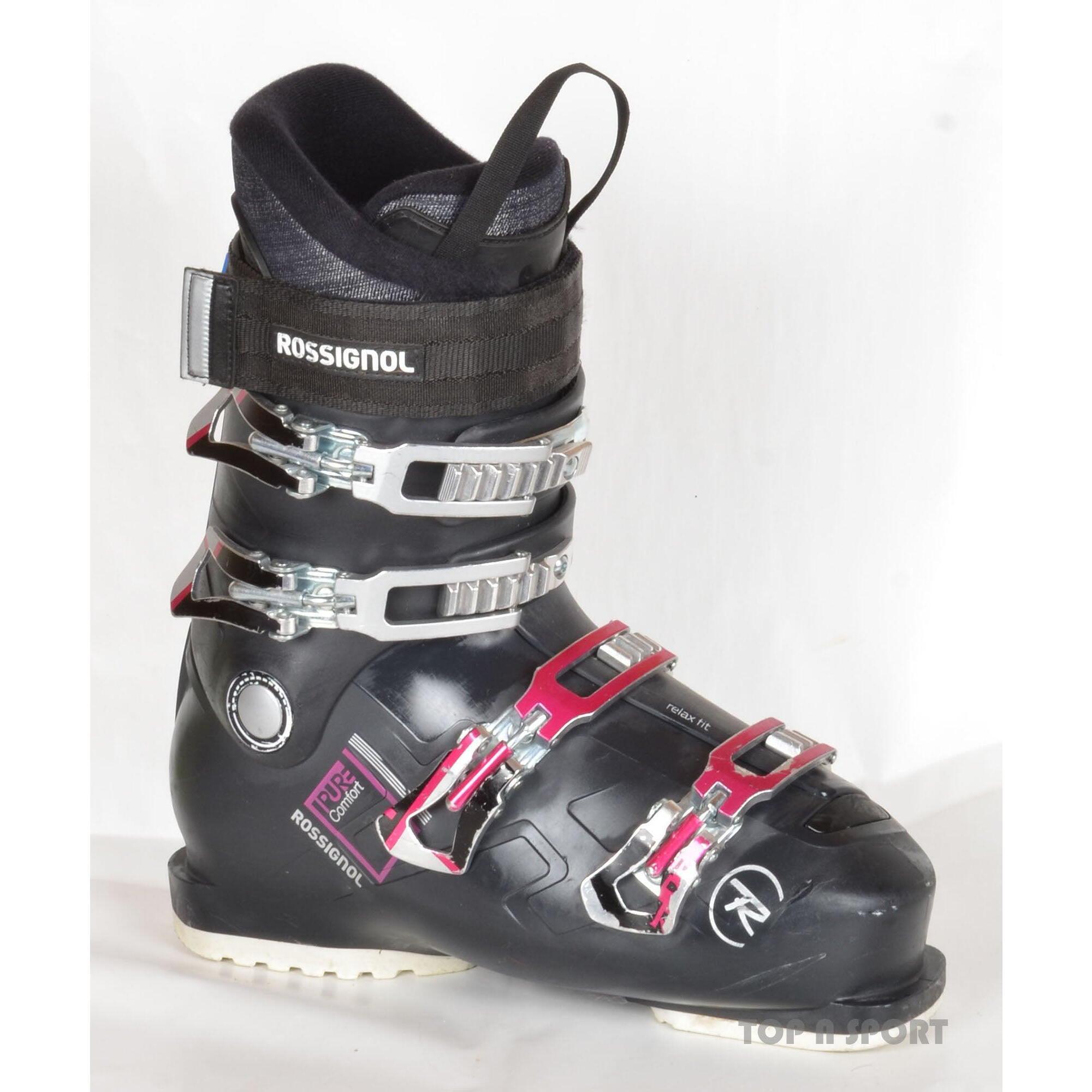 Rossignol - Rossignol Pure W Black/pink - Chaussures De Ski D'Occasion  Femme - Chaussures De Ski - Multicolore - 23,5 Cm - Decathlon