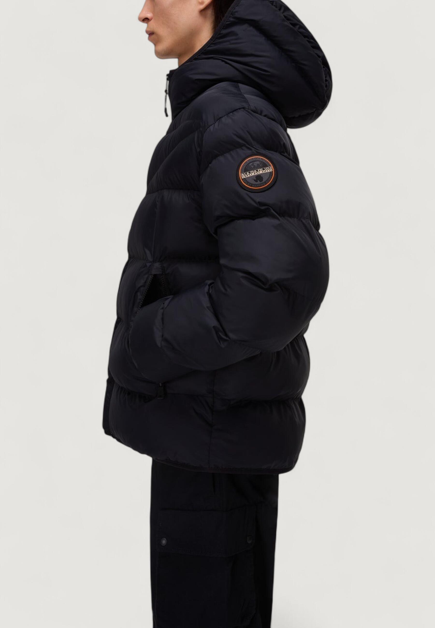 doudoune duvet A-MOLVENO HOOD HOMME noir 3/4