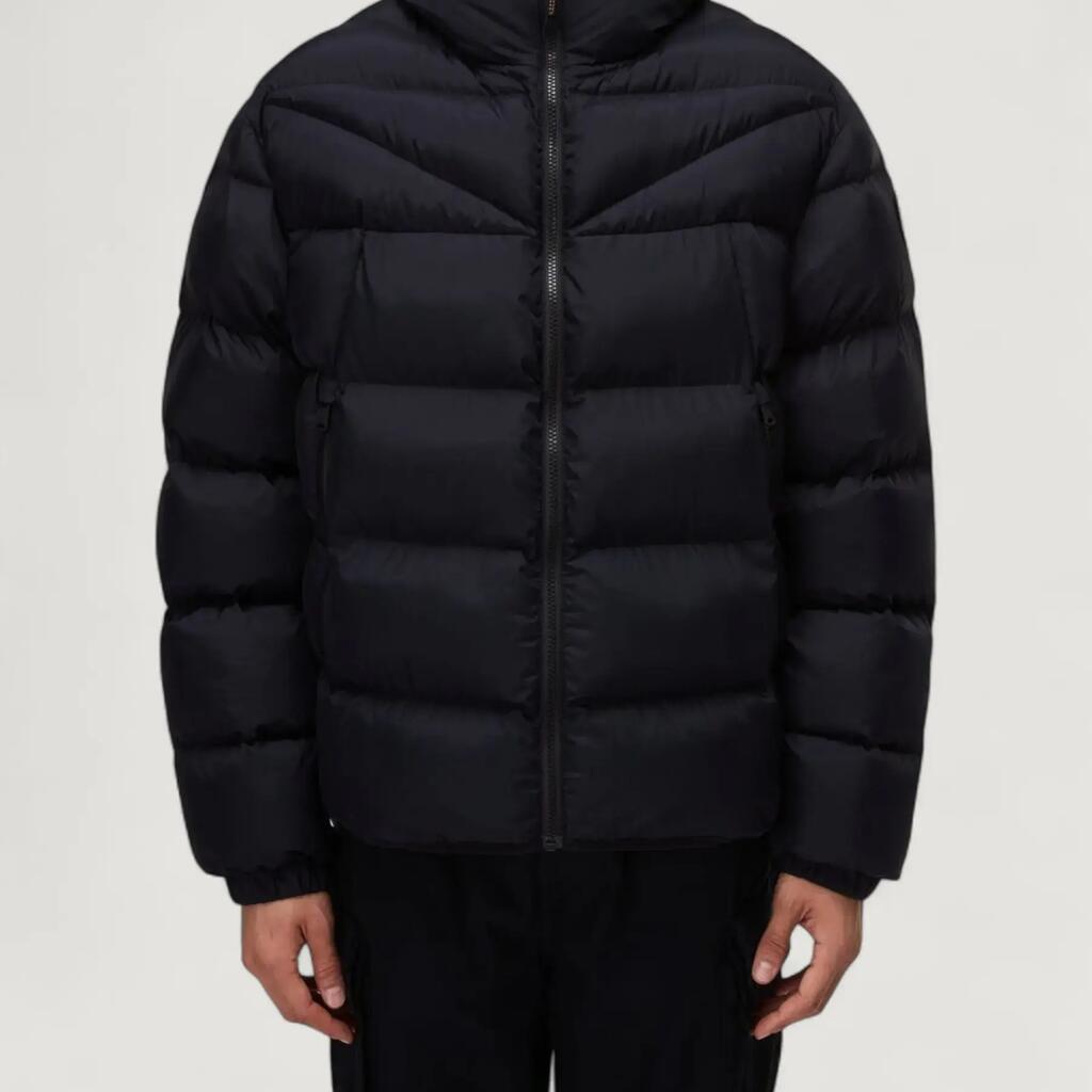 MEN'S down jacket A-MOLVENO HOOD BLACK