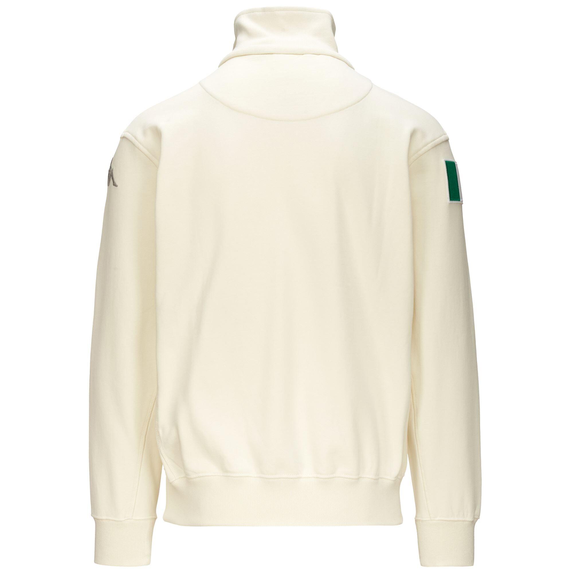 Felpa da uomo in cotone bianco da streetwear sportivo 4/5
