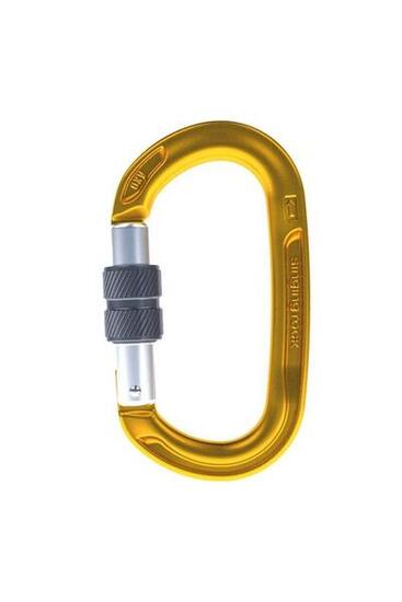 Singing Rock OXY Ovalkarabiner Schraubverschluss, anod. Duraluminium 26kN, 21mm