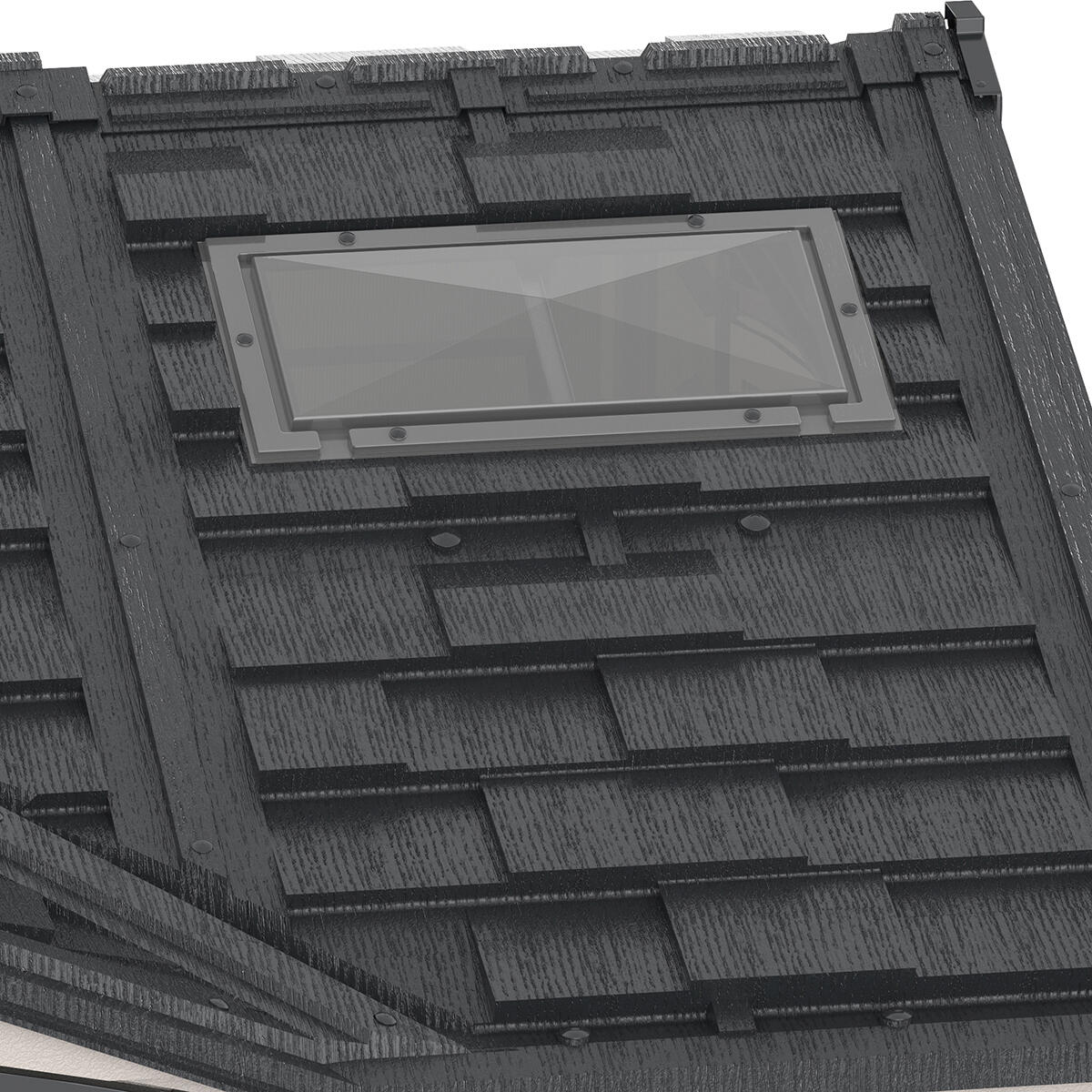 Caseta jardín Apex Pro Plus 10.5×8 PVC gris claro/oscuro 7/7