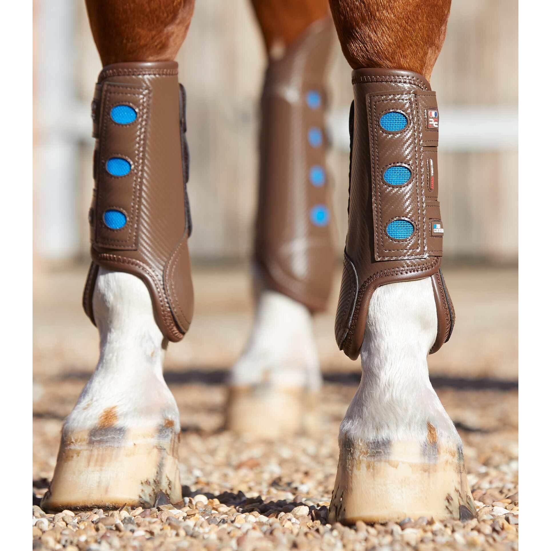 Guêtres antérieurs fermées pour cheval Premier Equine Carbon Tech Air Cooled 3/3