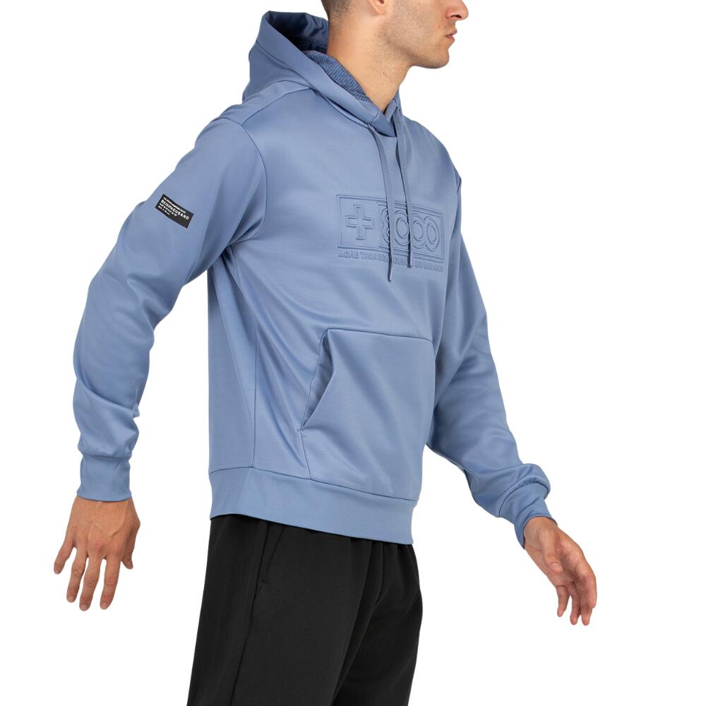 +8000 ESNOU Azul Sombra. Camisola com capuz para homem 3/4