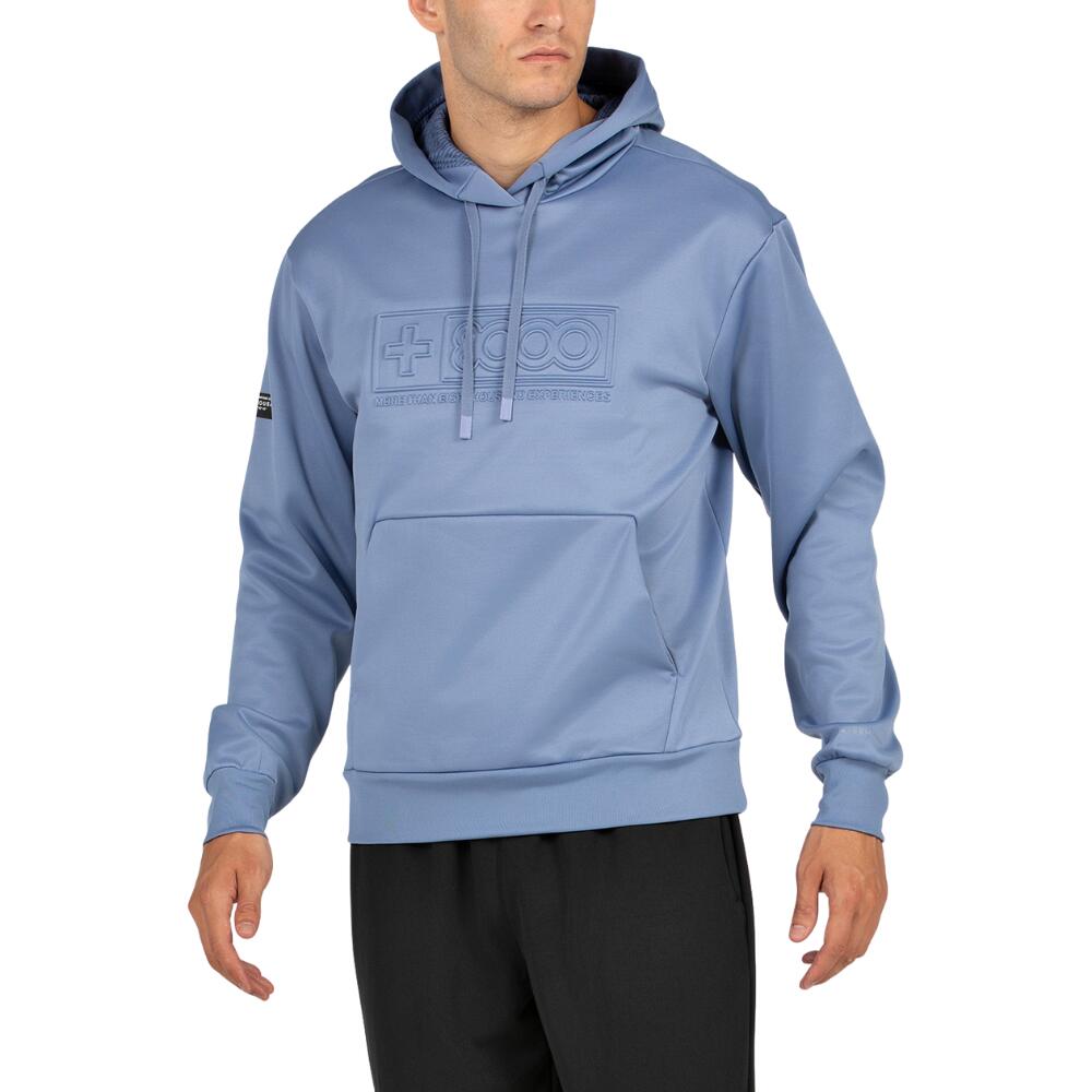 +8000 ESNOU Azul Sombra. Camisola com capuz para homem 2/4
