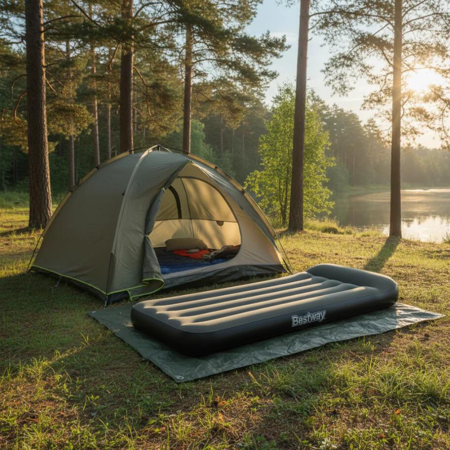 Luftbett Gästebett 188 cm x 99 cm Liege TriTech® Single Matte Luftmatrtze 2/6