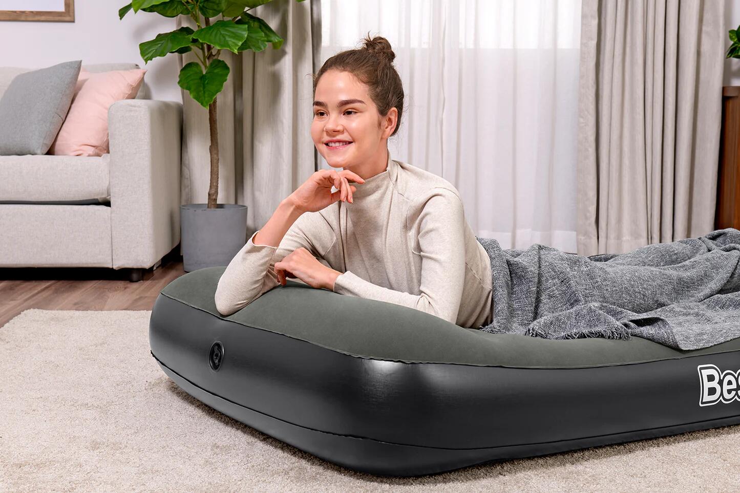 Luftbett Gästebett 188 cm x 99 cm Liege TriTech® Single Matte Luftmatrtze 5/6