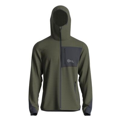 Great Escapes Cosmique man long zip fleece jacket forest night