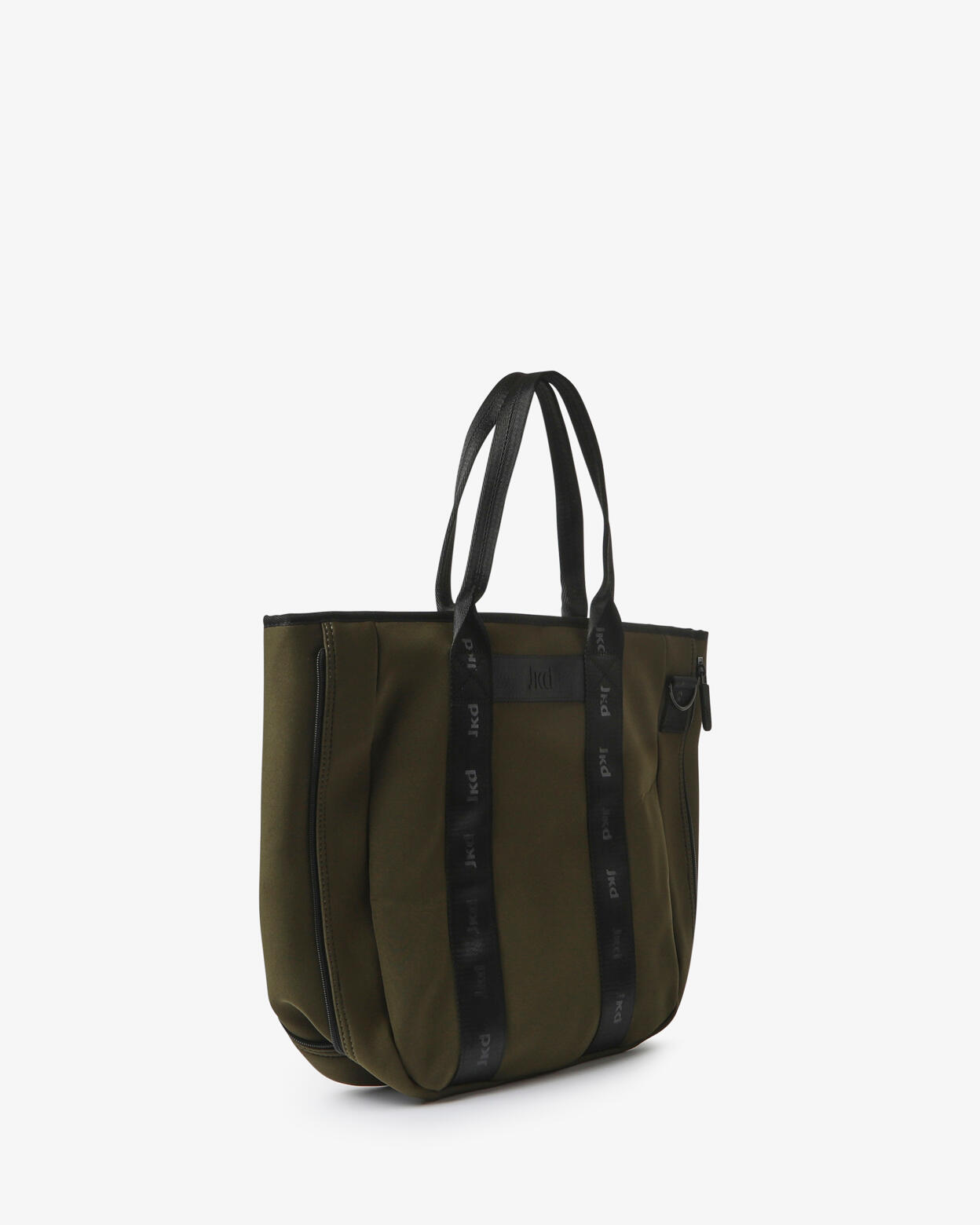 Militaire groene synthetische fitnesstas voor heren en dames 2/4