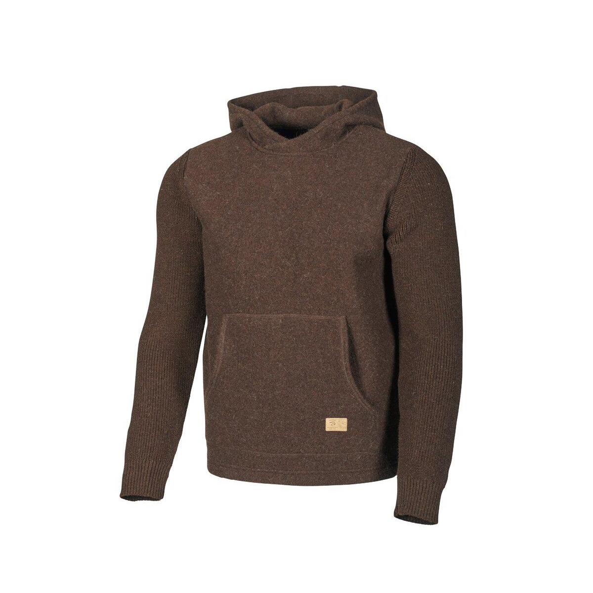 IVANHOEOEFSWEDEN Pánská svetr NLS Pentland Hood Coffee Bean s kapucí