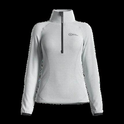 Great Escapes ADAMELLO polaire légère femme à demi-zip oyster-L