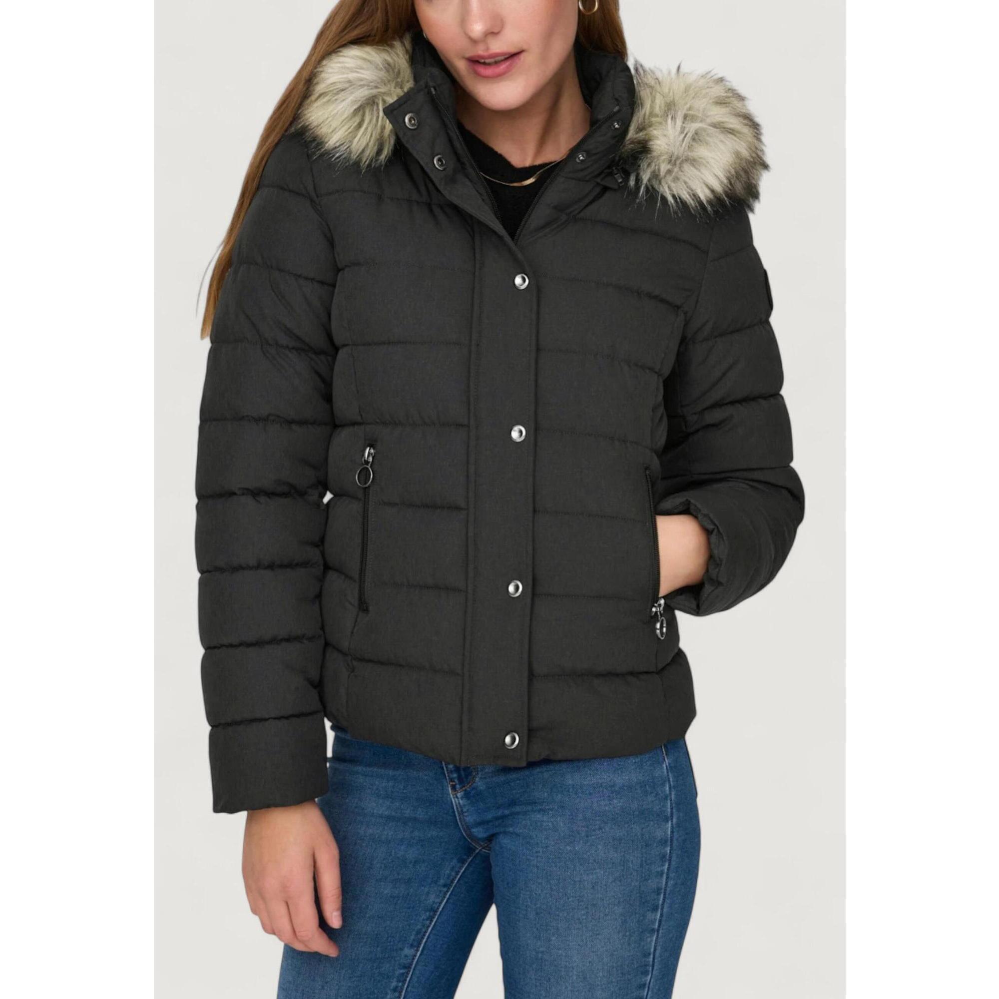Only - Doudoune Duvet Onlnewluna Quilted Jacket Cc Otw Femme Gris - Doudoune Duvet - Gris - Decathlon