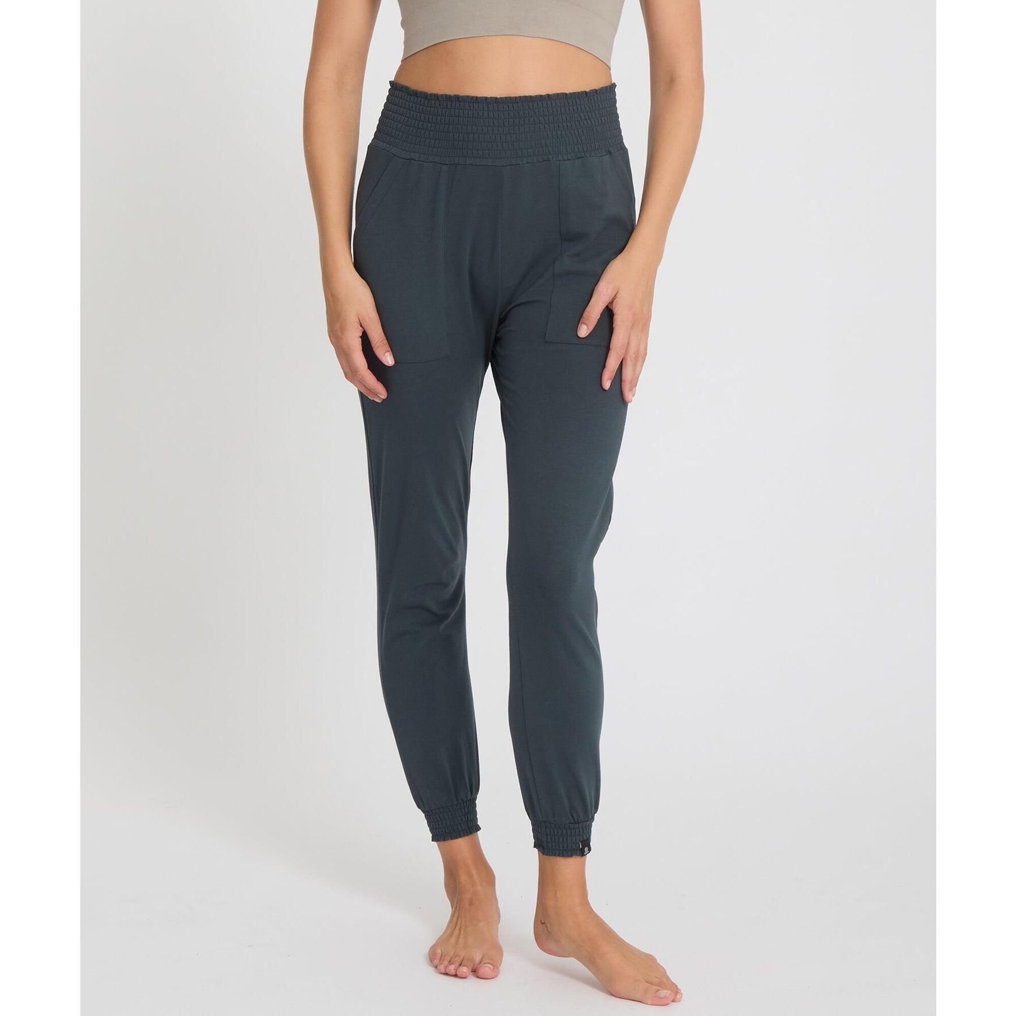 Yoga Searcher - Morjim - Pantalon Fluide Yoga - Pantalons - Vert - Decathlon