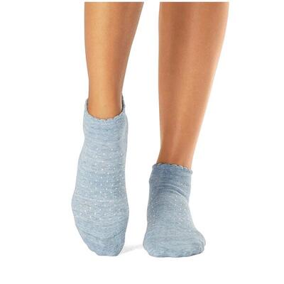 Tavi savvy yoga no-show grip socks - grijs/donkergrijs - gripsokken