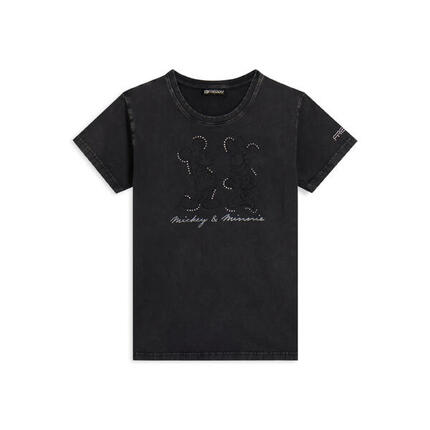 T-shirt pour femmes avec imprimé Disney et paillettes