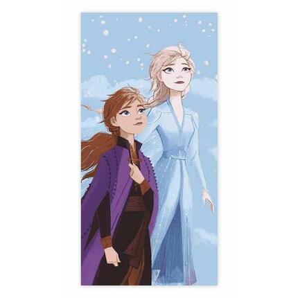 Serviette de plage DISNEY FROZEN Believe Lila