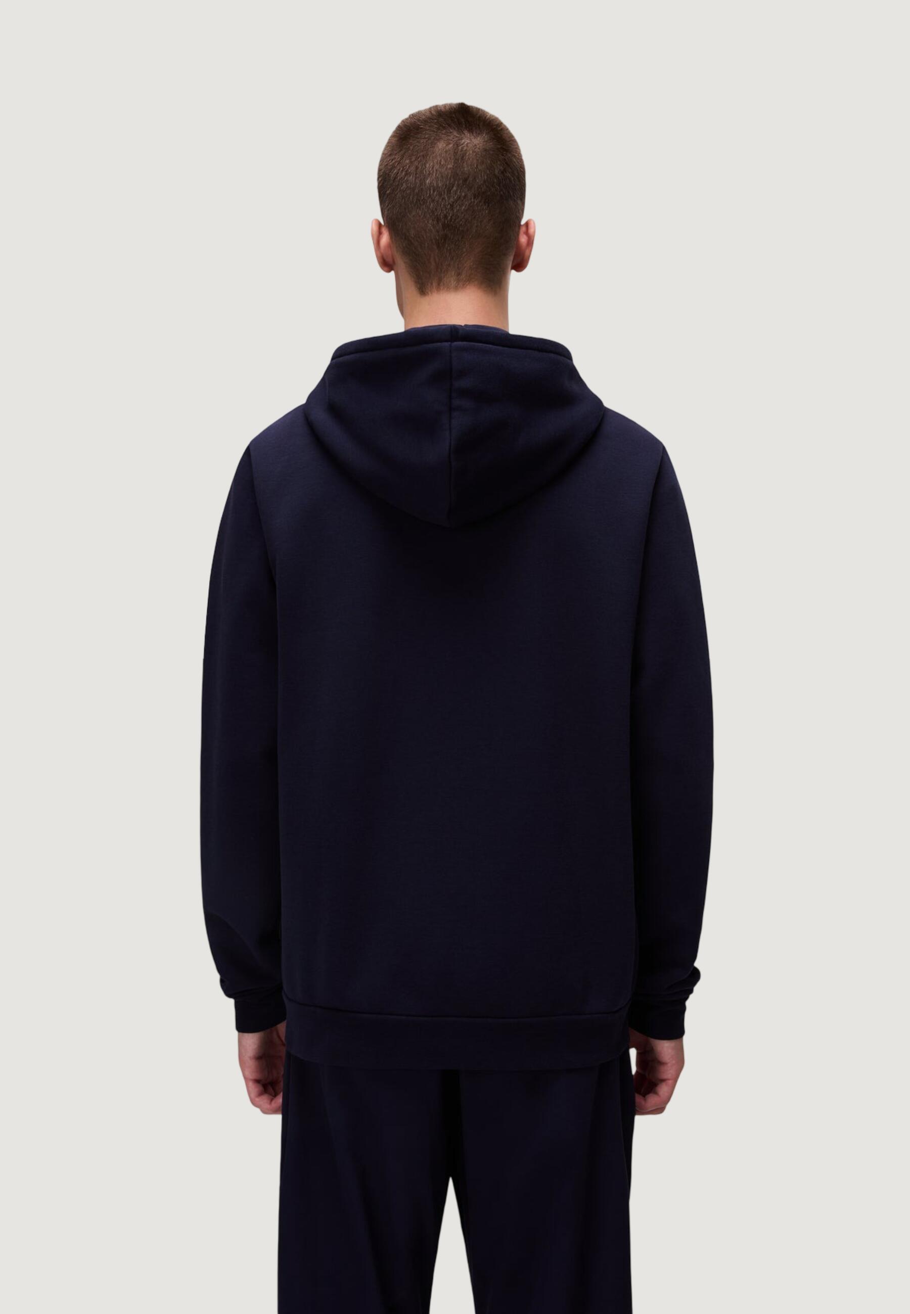 sweat-shirt B-AYLMER FZH WINT HOMME bleu 3/4
