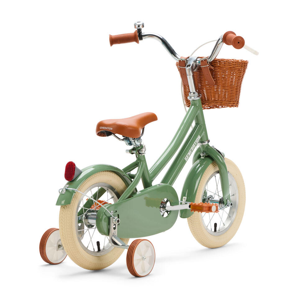 Generation Hip 12 pulgadas Verde – Bicicleta infantil 3/4