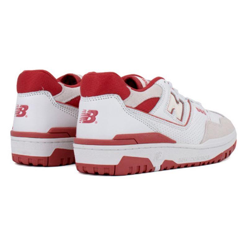 New Balance Sneakers New Balance 550 White Chaussures Hommes Blanc/Rouge 3/6