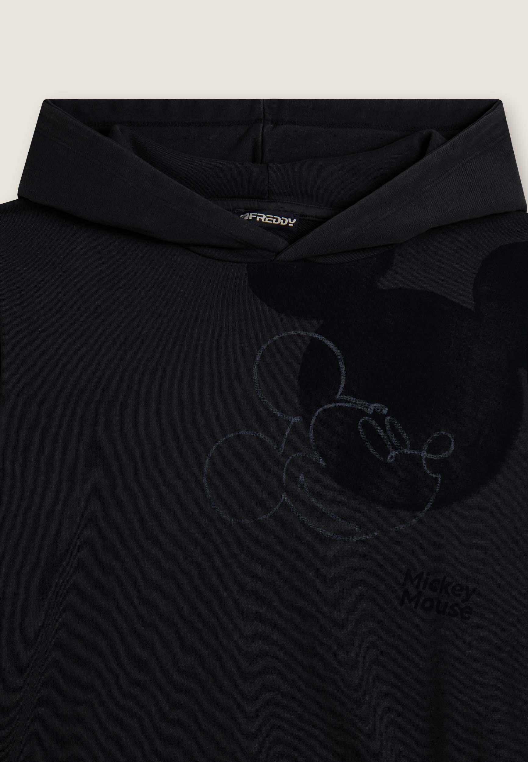 Felpa da donna con cappuccio e stampa Mickey Mouse 3/3