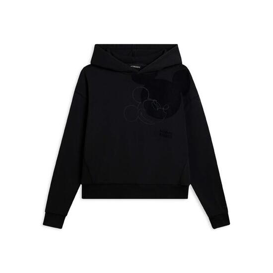 Felpa da donna con cappuccio e stampa Mickey Mouse
