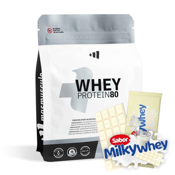 MMSUPPLEMENTS Whey Protein80 (Refill Bag) - 3 Kg Chocolate Branco Milky Whey da MM Supplements