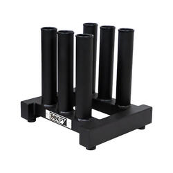 Rangement vertical pour barres olympiques 6 unités.