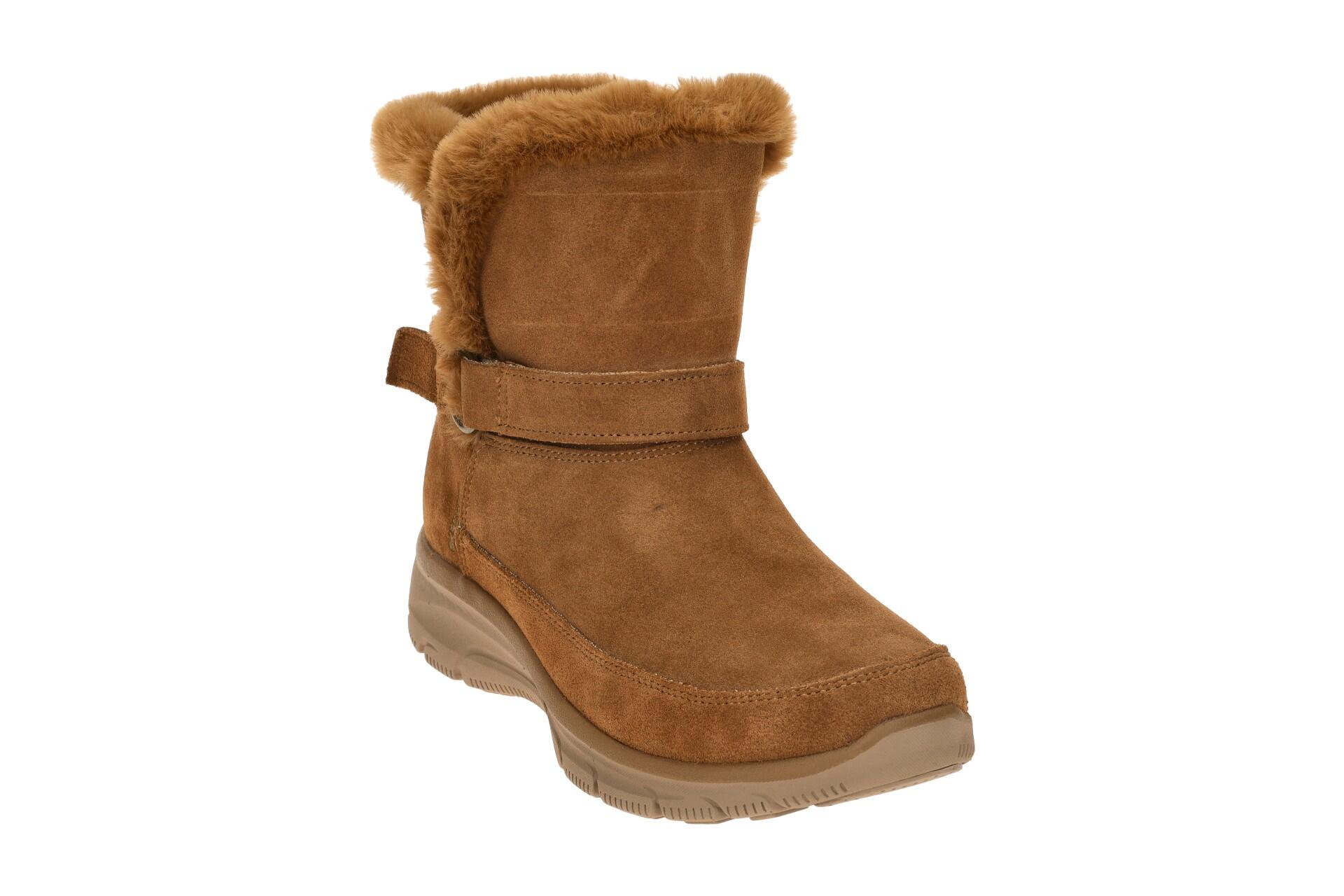 Skechers Easy Going Stiefelette braun Schlupf Boot 3/7