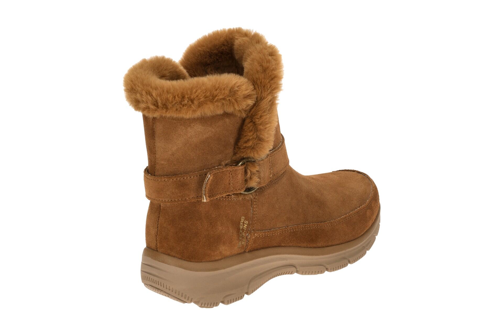 Skechers Easy Going Stiefelette braun Schlupf Boot 4/7