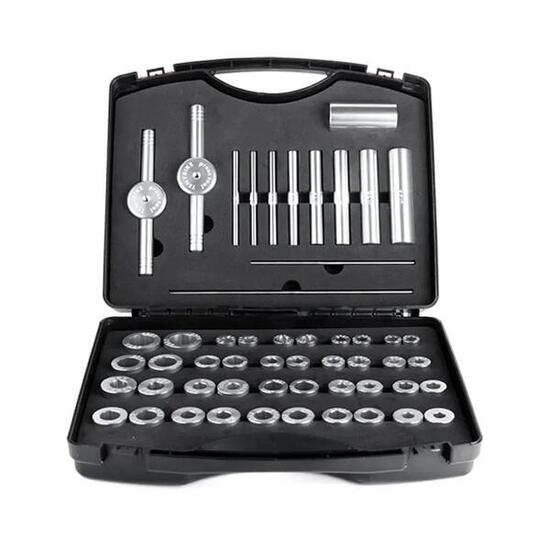 Profi-Lagerwerkzeug Fahrrad – 20 Paare + Koffer – Naben & Tretlager