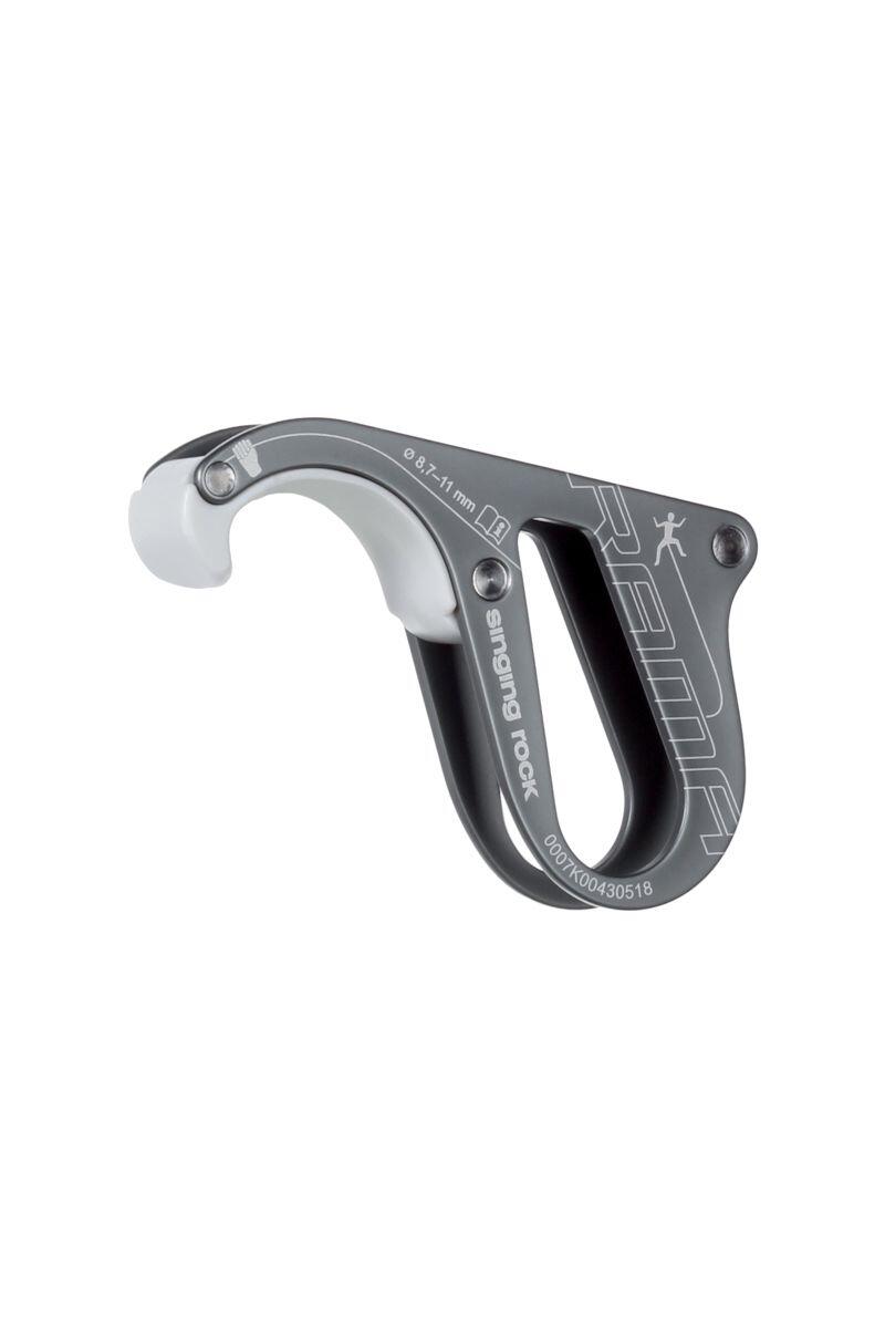 Asegurador autobloqueante Singing Rock Rama gris compacto para cuerdas 8,7–11 mm 1/1