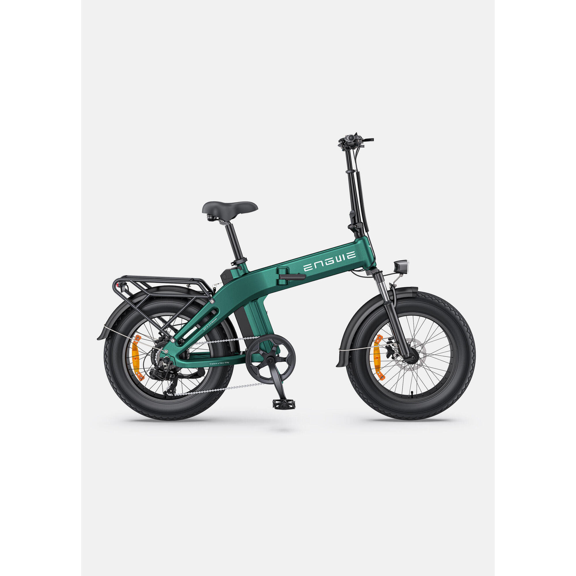 Engwe - Ep-2 3.0 Boost Édition 2025 Vélo Fatbike Pliable, Suspension Complète - Fatbike - Vert - 52 2xl - Decathlon