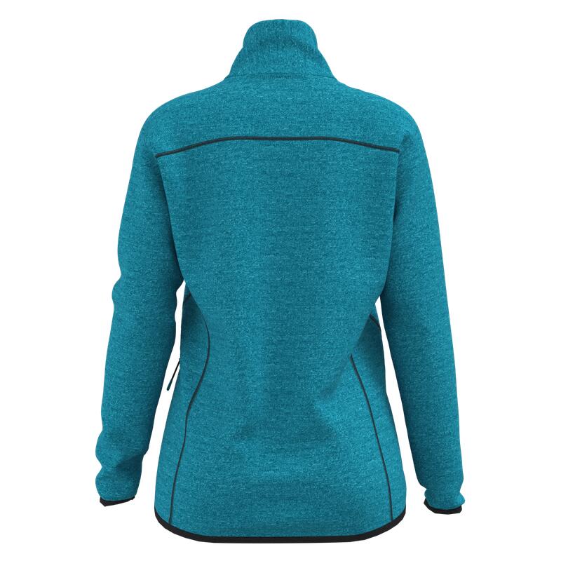 Great Escapes Henry lady full zip light fleece jacket enamel blue 2/3