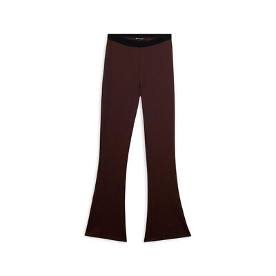 Pantaloni superflare donna vita alta