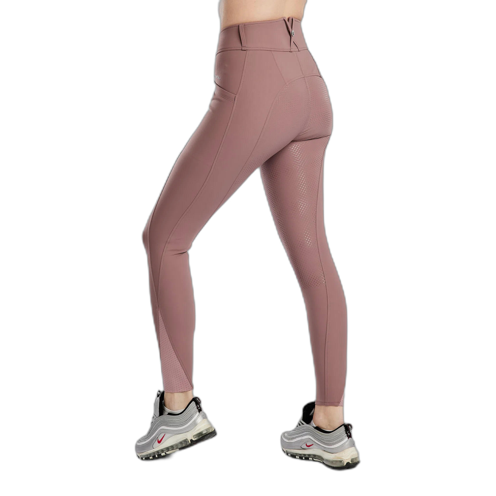 Damskie spodnie jeździeckie o pełnej przyczepności Montar Zida