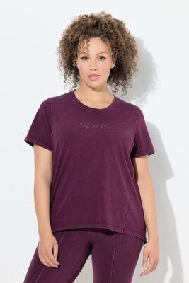 Damen T-Shirt Vintage-Look Classic Rundhals Halbarm