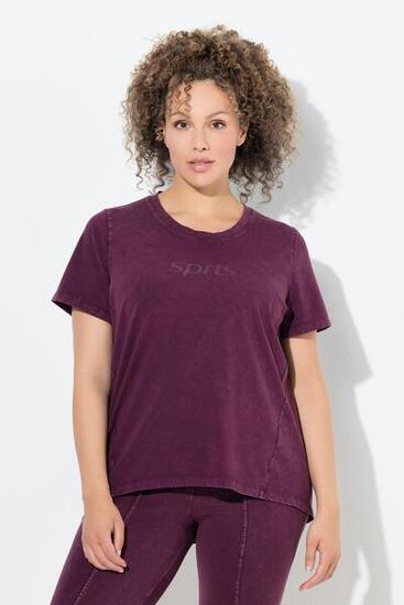 Damen T-Shirt Vintage-Look Classic Rundhals Halbarm