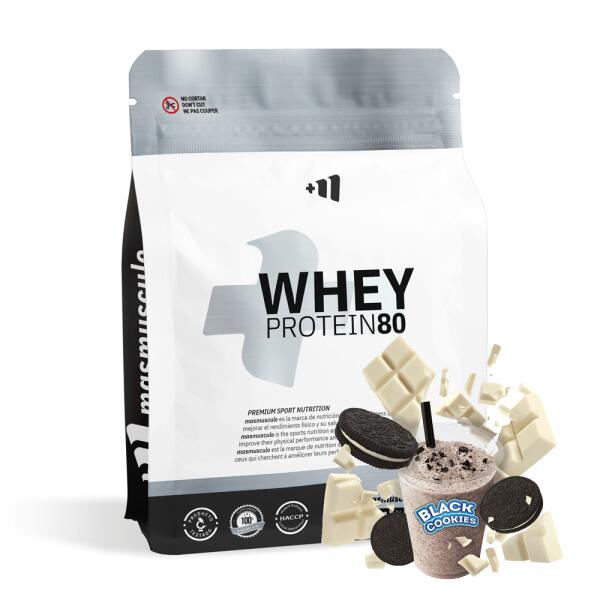 MMSUPPLEMENTS Whey Protein80 (Confezione di ricarica) - 3 kg Cioccolato bianco con biscotti n