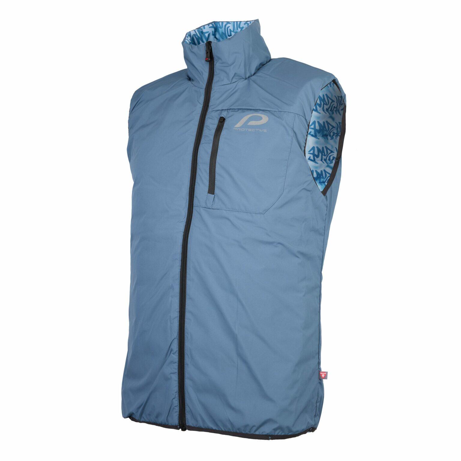 PROTECTIVE Gilet réversible Primaloft P-Writer bleu homme