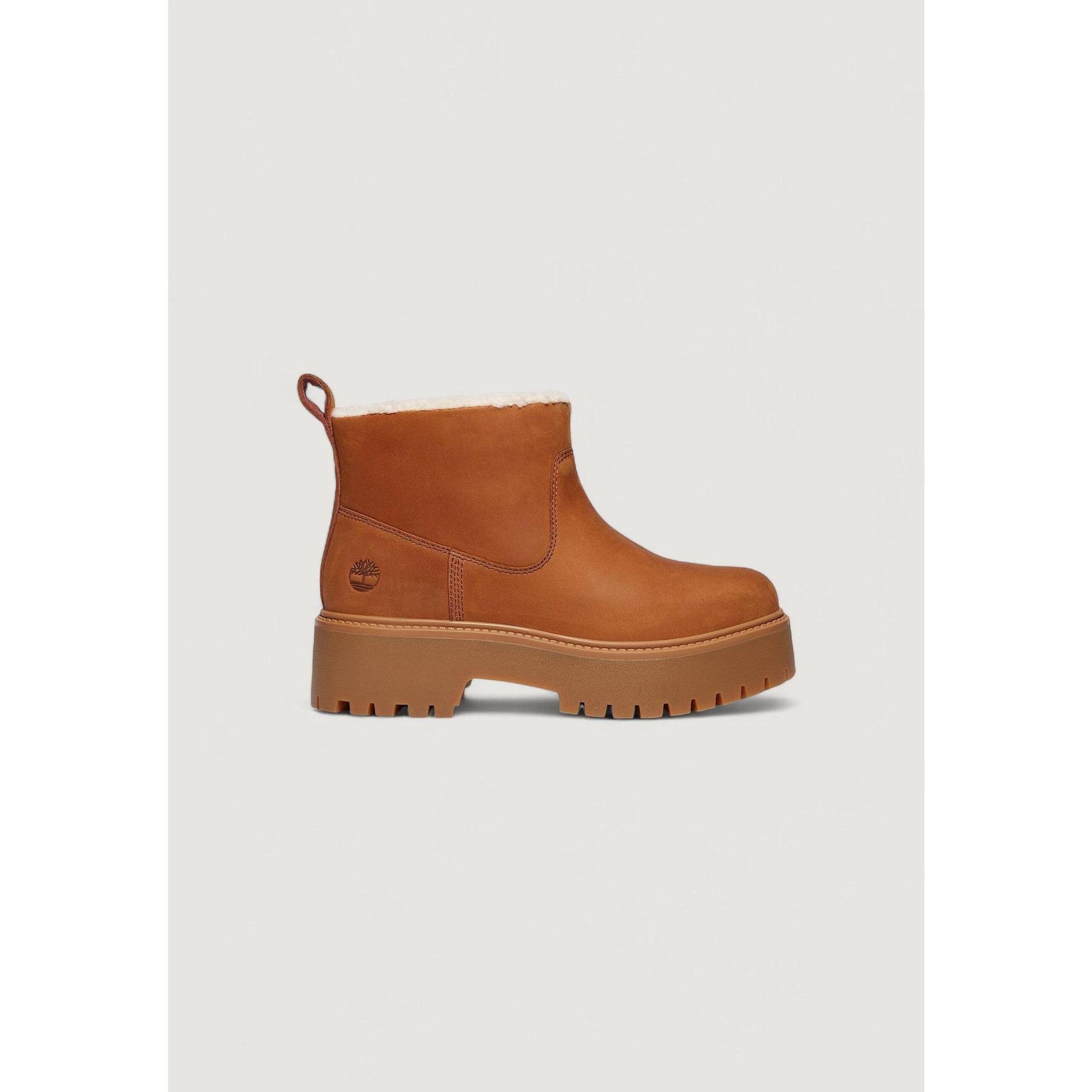 Timberland - Chaussures D'Alpinisme Stst Mid Warm Lined Boot Rust, Wide Femme Marron - Chaussures D'Alpinisme - Marron - Decathlon