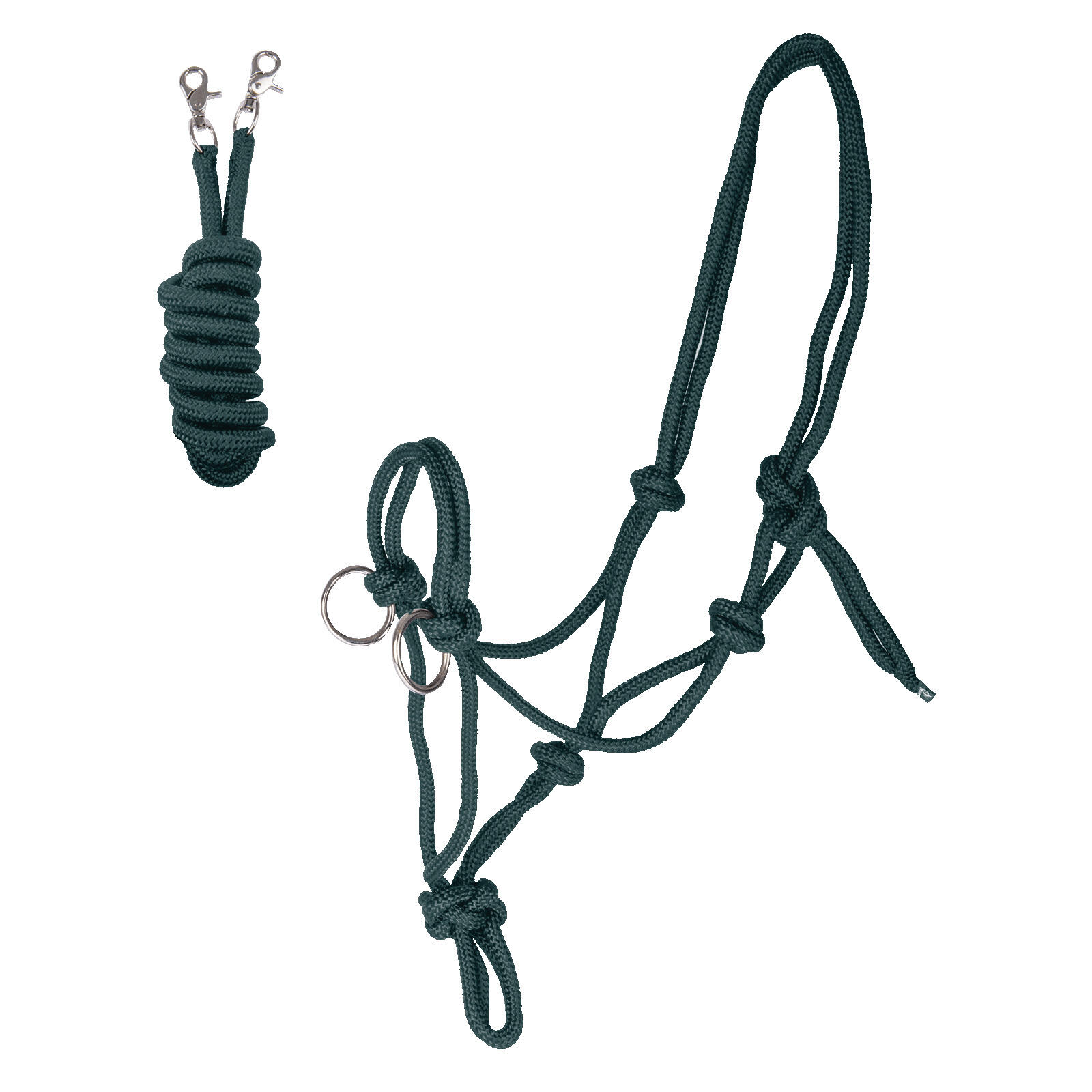 Waldhausen - Licol Pour Poney À Nœuds Avec Rênes Waldhausen - Licol - Vert - Ps - Decathlon