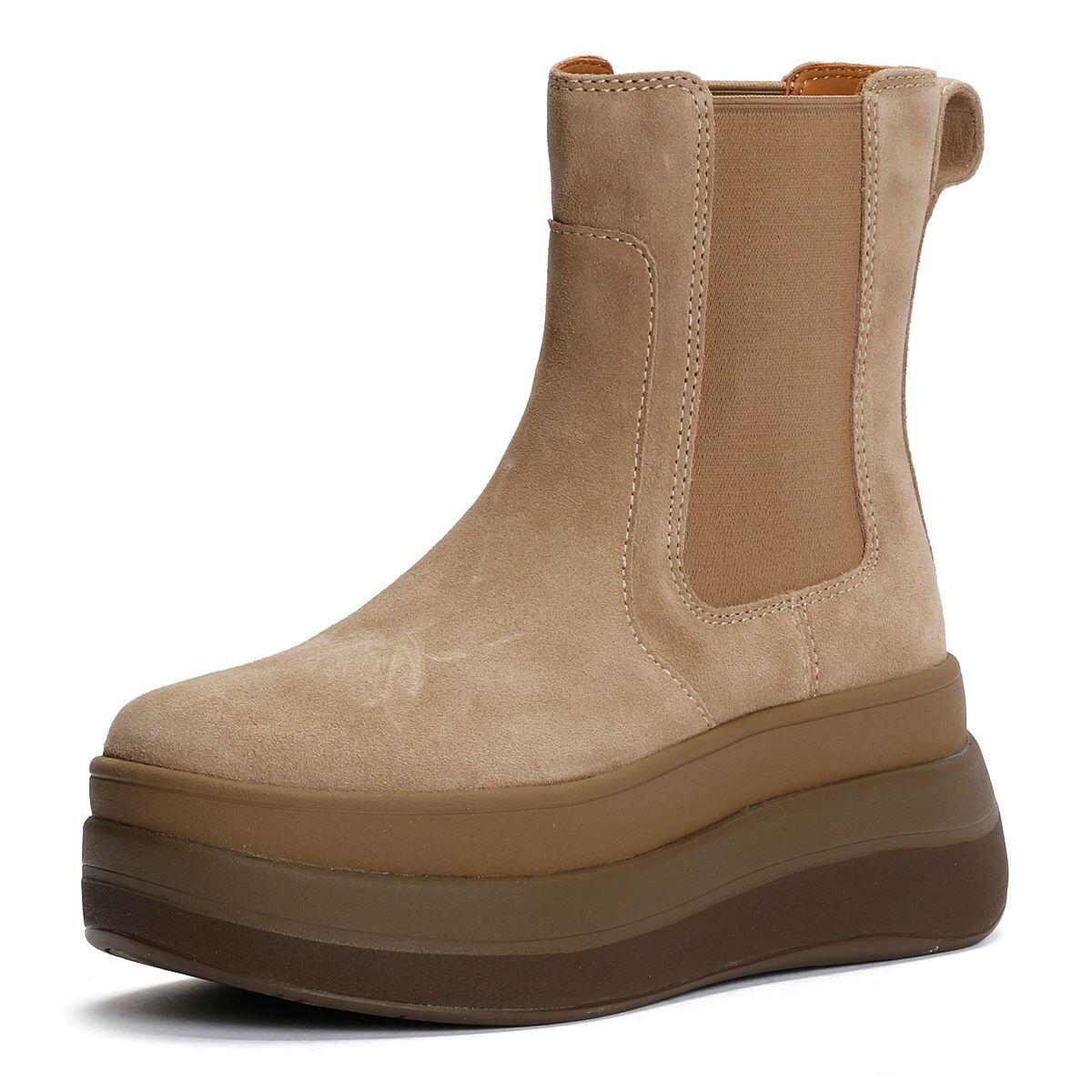 Bottes Fitflop F-Mode Stack Chelsea Cuir/Daim 3/7