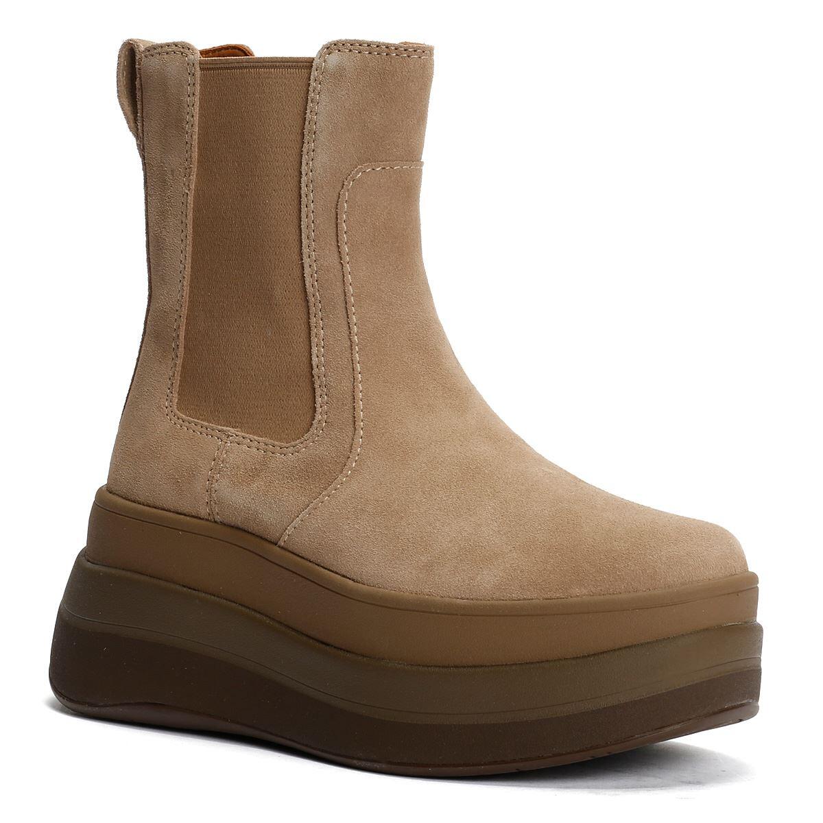 Bottes Fitflop F-Mode Stack Chelsea Cuir/Daim 2/7