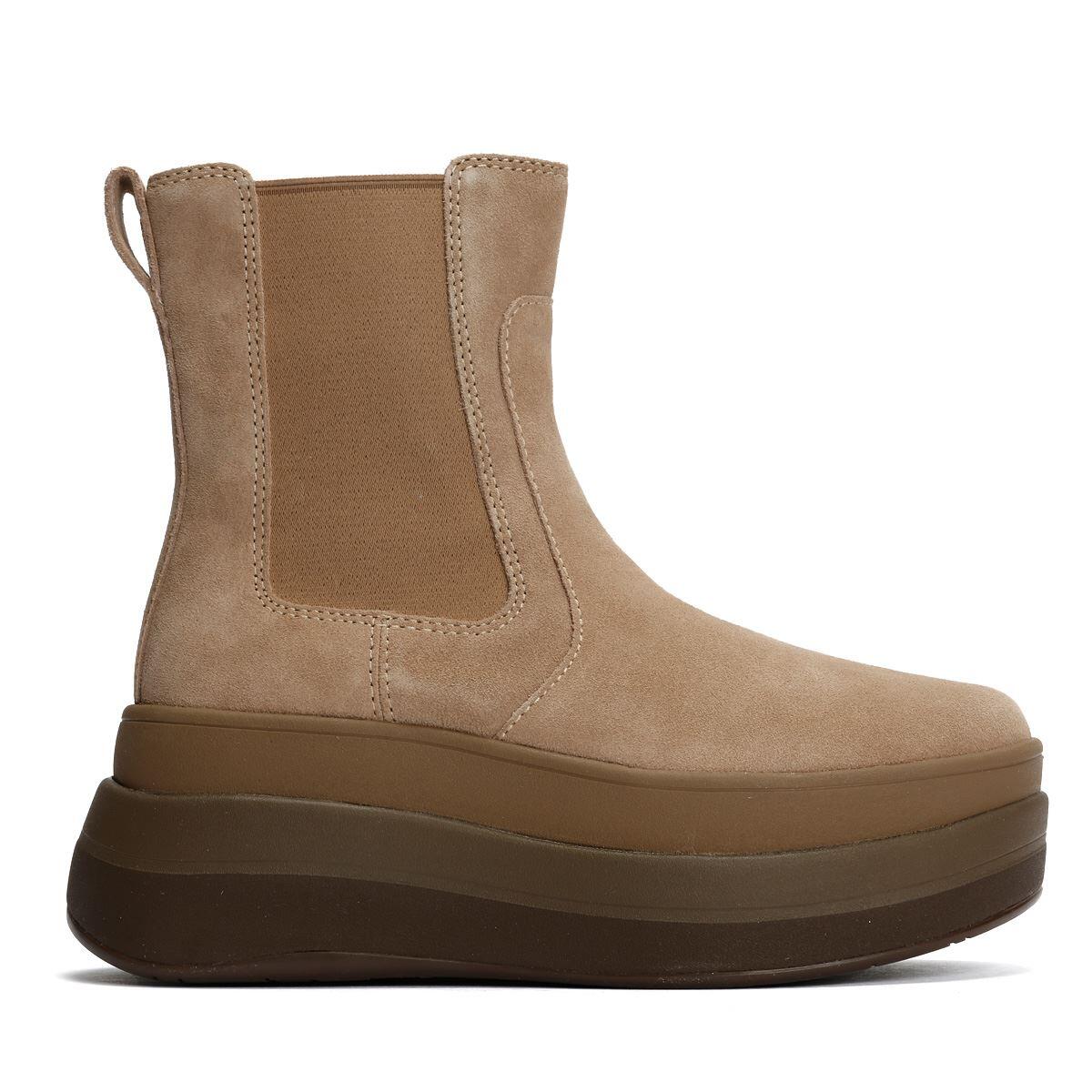 Bottes Fitflop F-Mode Stack Chelsea Cuir/Daim 5/7