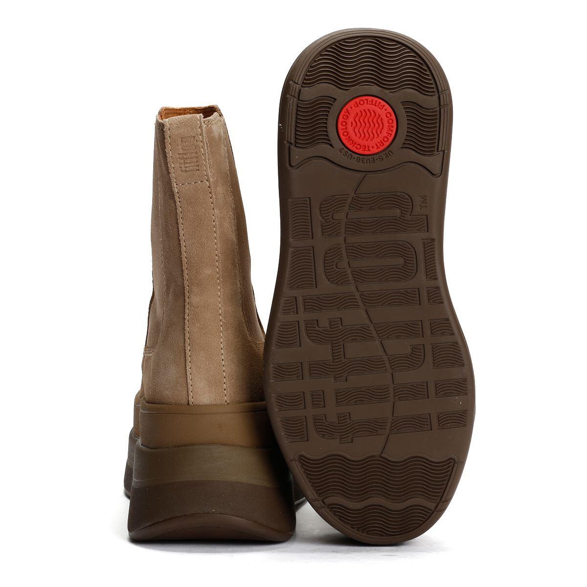 Bottes Fitflop F-Mode Stack Chelsea Cuir/Daim 4/7
