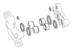 Kit Joints et Piston Sram pour Etrier Code 2011 - 2017