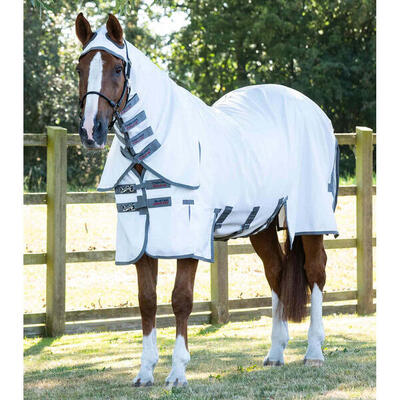 Coperta antimosche per cavalli con chiusura inferiore ventrale Premier Equine Bu