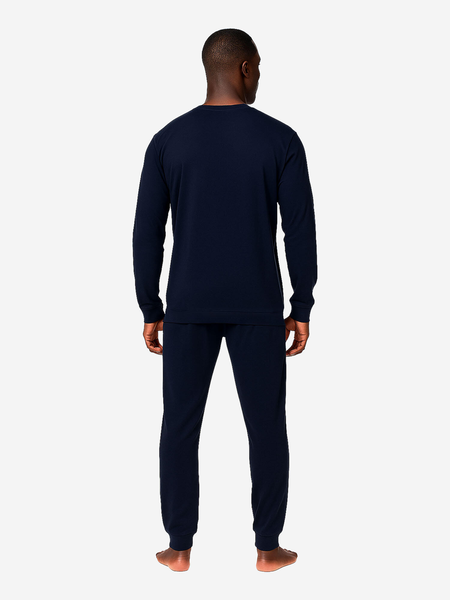 Fußball Pyjama klassisch gemütlich Herren - Nightwear dunkelblau 4/7