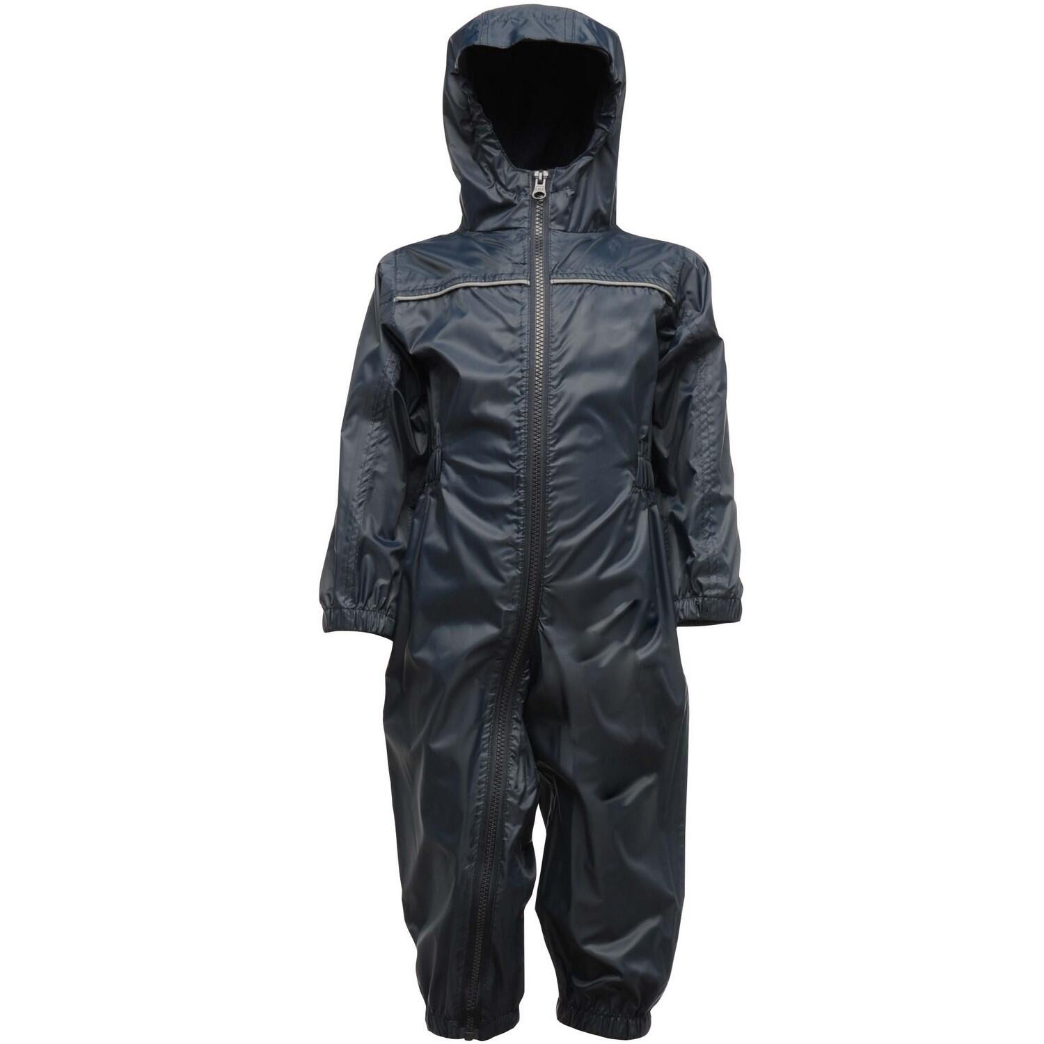 REGATTA Professional Junior Childrens/Kids Paddle Rainsuit (Navy)