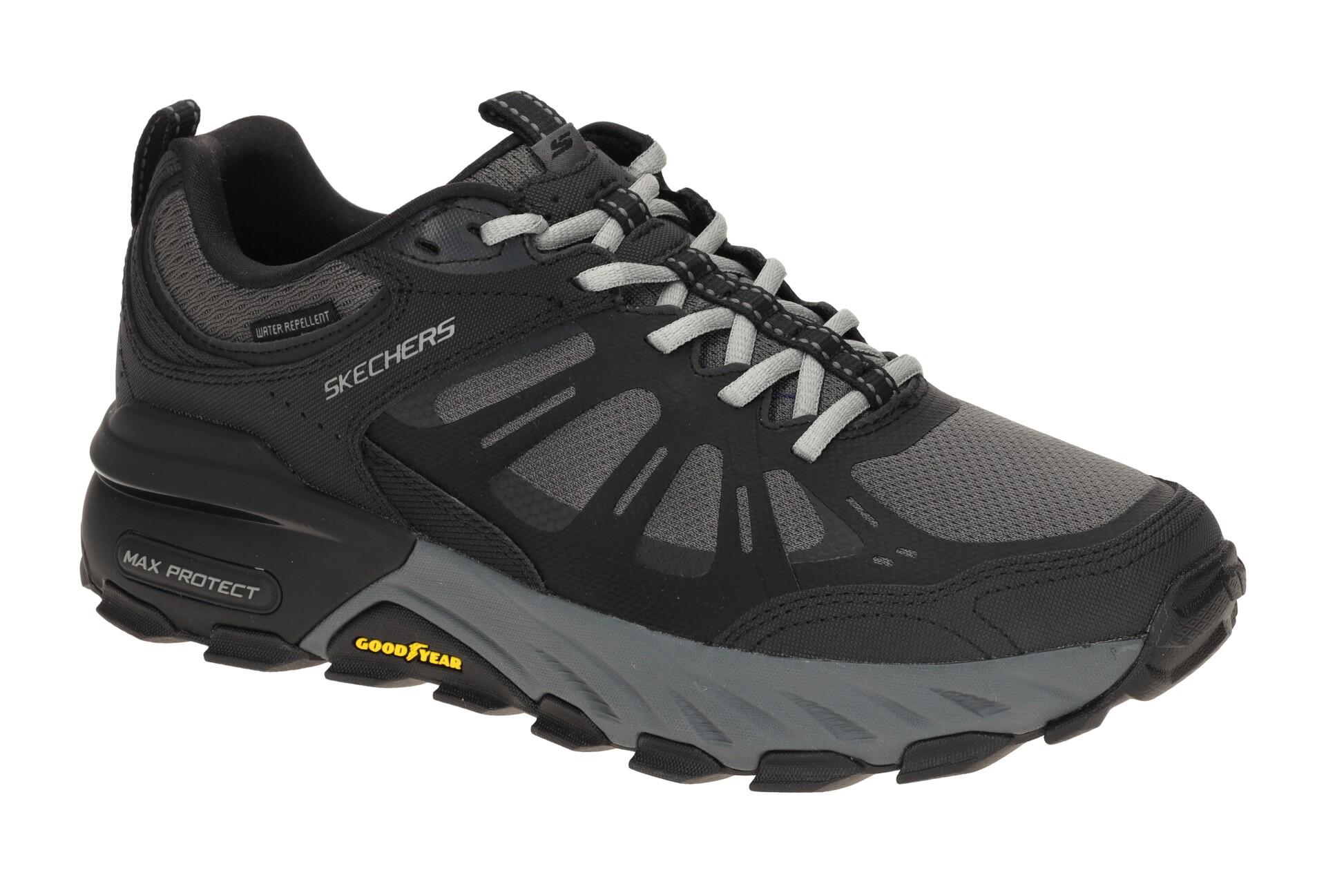 Skechers Max Protect Schuhe schwarz grau Herren Outdoor 237678 1/7